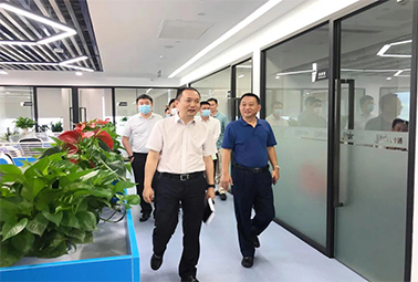 热烈欢迎深圳市福田区领导莅临计通参观指导
